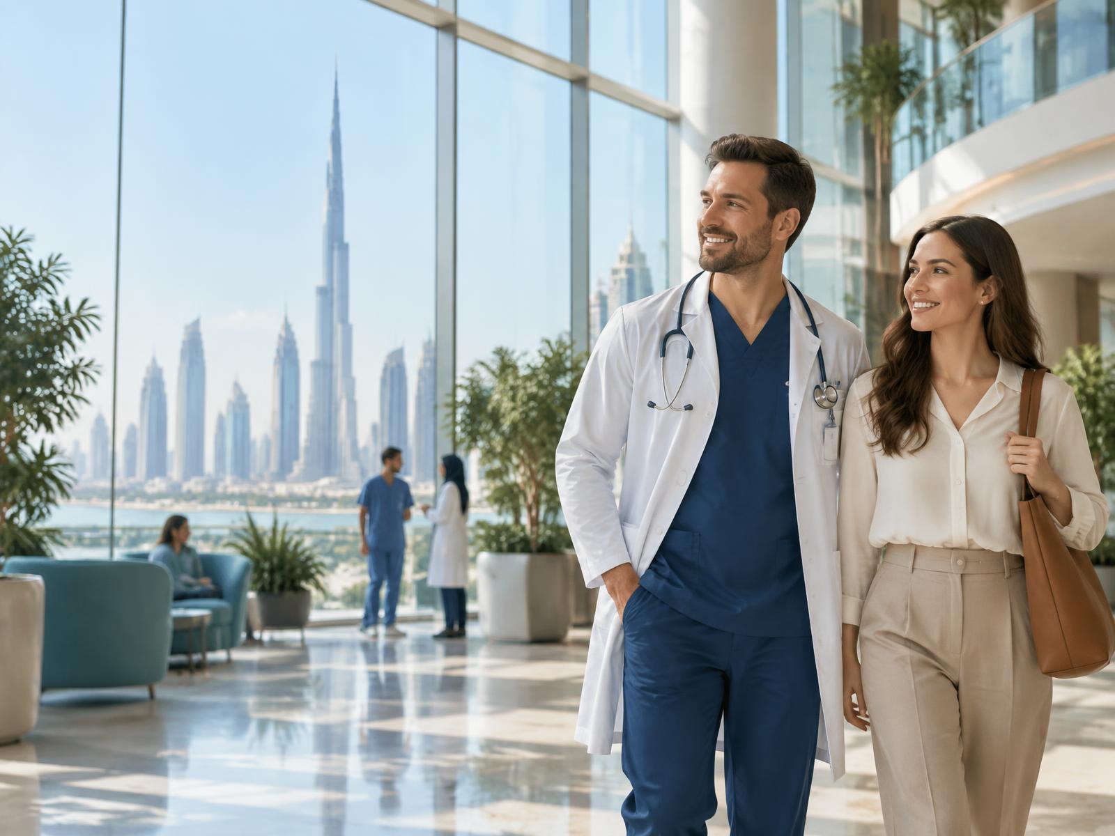 Doctor and partner beginning a new chapter in Dubai